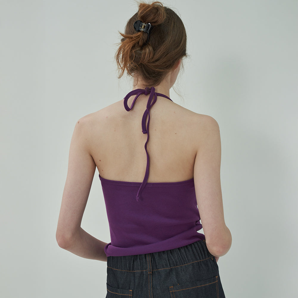 MOTT Halter Sleeveless - Purple