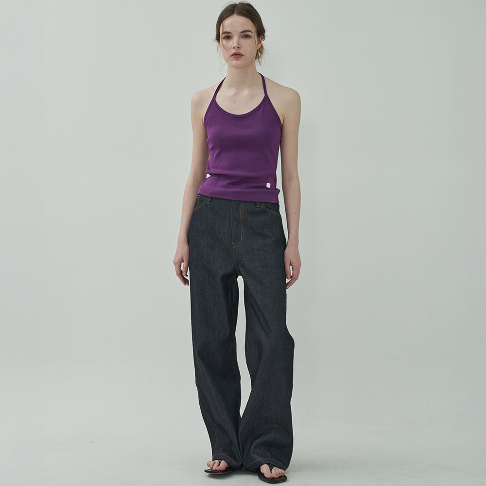 MOTT Halter Sleeveless - Purple