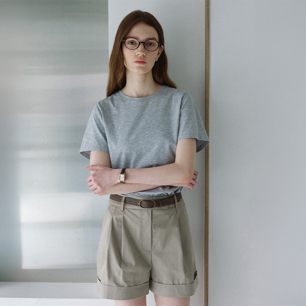 ON&ON Basic cotton short sleeve t-shirt NEW6ME519_3color