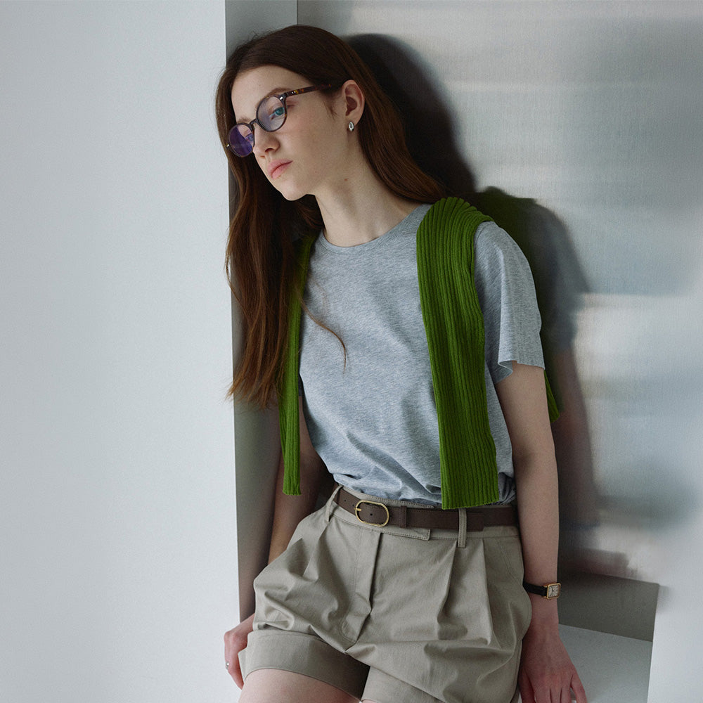 ON&ON Basic cotton short sleeve t-shirt NEW6ME519_3color