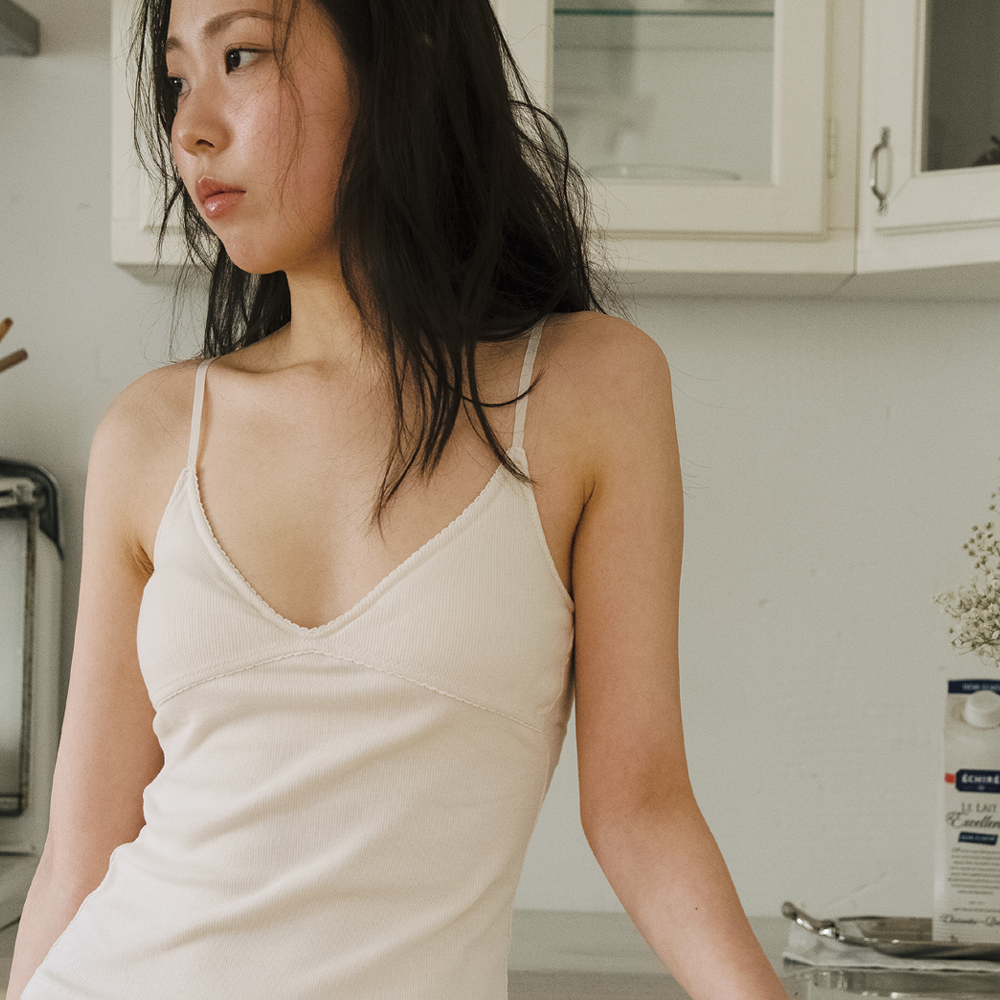 SOOPUI Floret sleeveless in Cream_Floret sleeveless cream