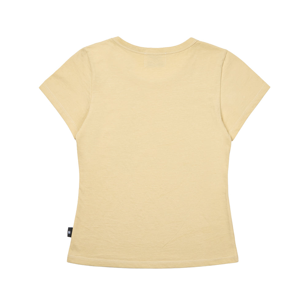 GILA ARCHIVE DANGER GIRL CROP T-SHIRTS_YELLOW