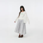OHESHIO SHEER OVERFIT COTTON SHIRT, WHITE