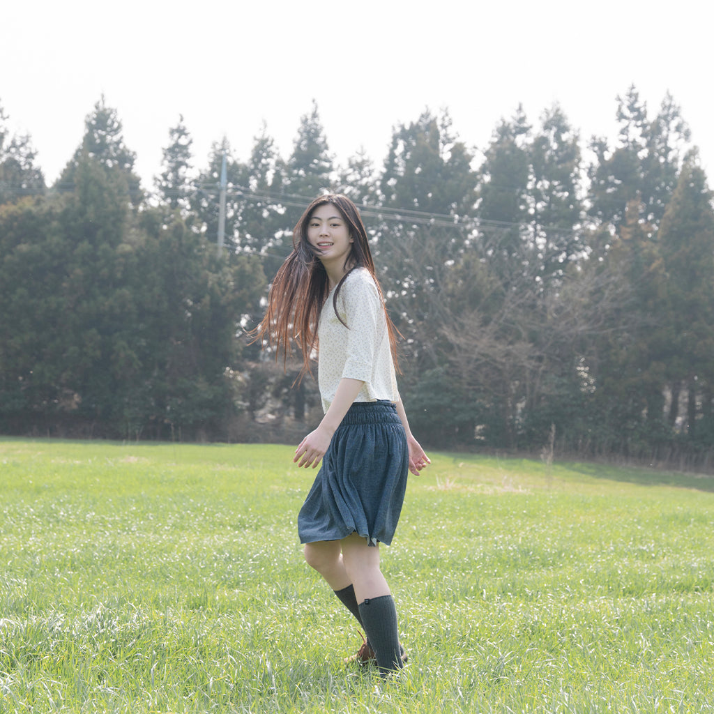 OHESHIO BALLOON PATTERNED RAGLAN T-SHIRT, IVORY