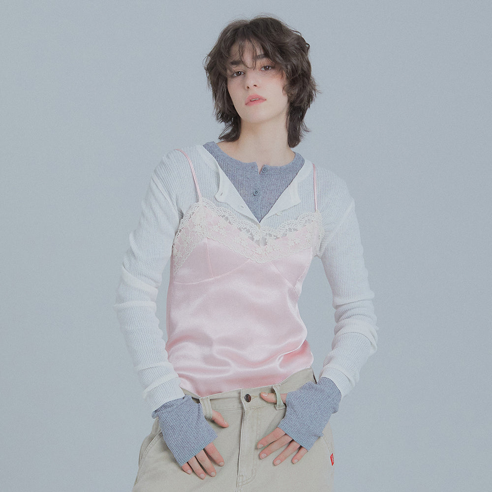 FRANTICSERVICE FRANTICSERVICE Jumpsuit Lace Mini - Pink