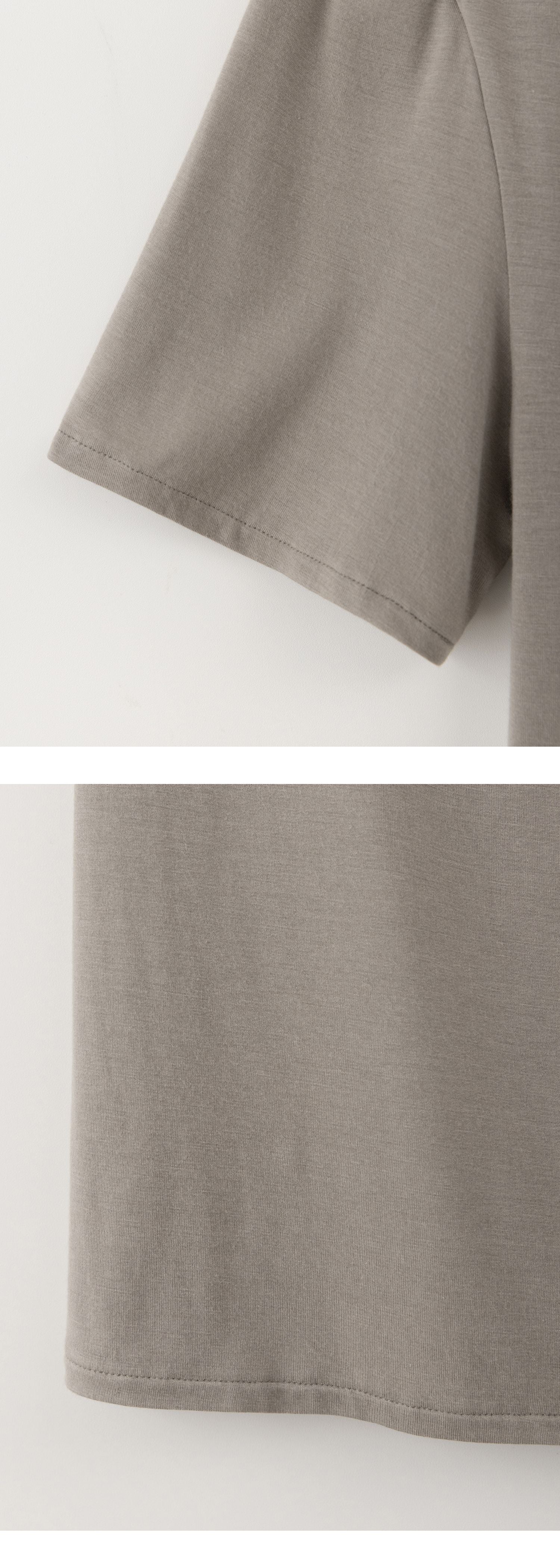 EAAH DRAPE WRAP BLOUSE (TAUPE)