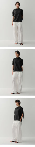 EAAH CERA SCARF BLOUSE (BLACK)