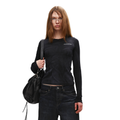 LOADINGROOM LONG SLEEVE TEE [WASHED BLACK]