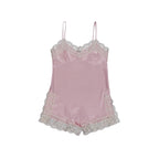 FRANTICSERVICE FRANTICSERVICE Jumpsuit Lace Mini - Pink
