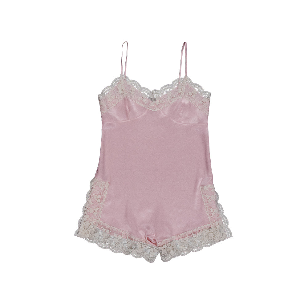 FRANTICSERVICE FRANTICSERVICE Jumpsuit Lace Mini - Pink