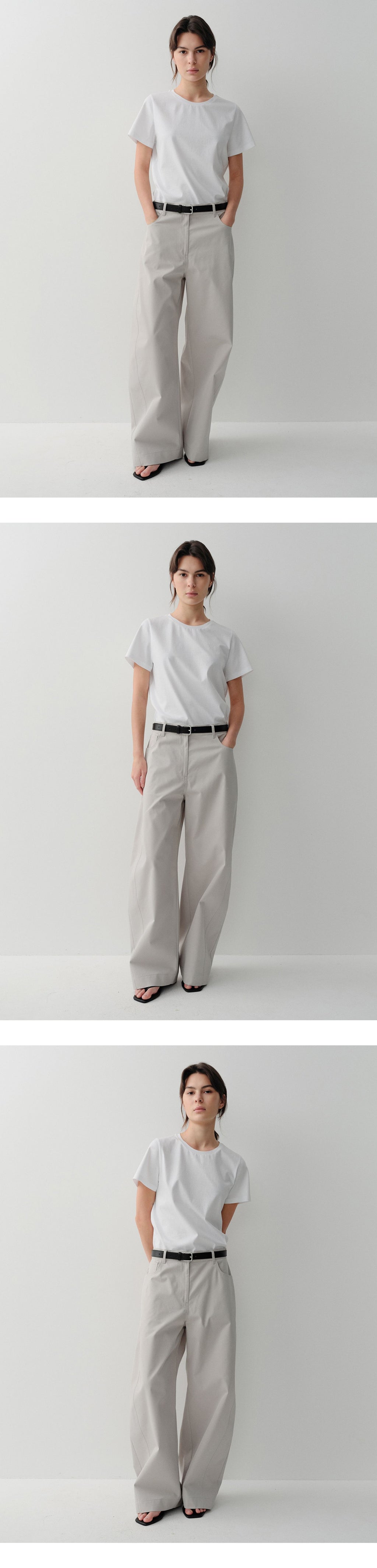 EAAH SILK LOGO T-SHIRT (WHITE)