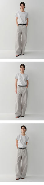 EAAH SILK LOGO T-SHIRT (WHITE)