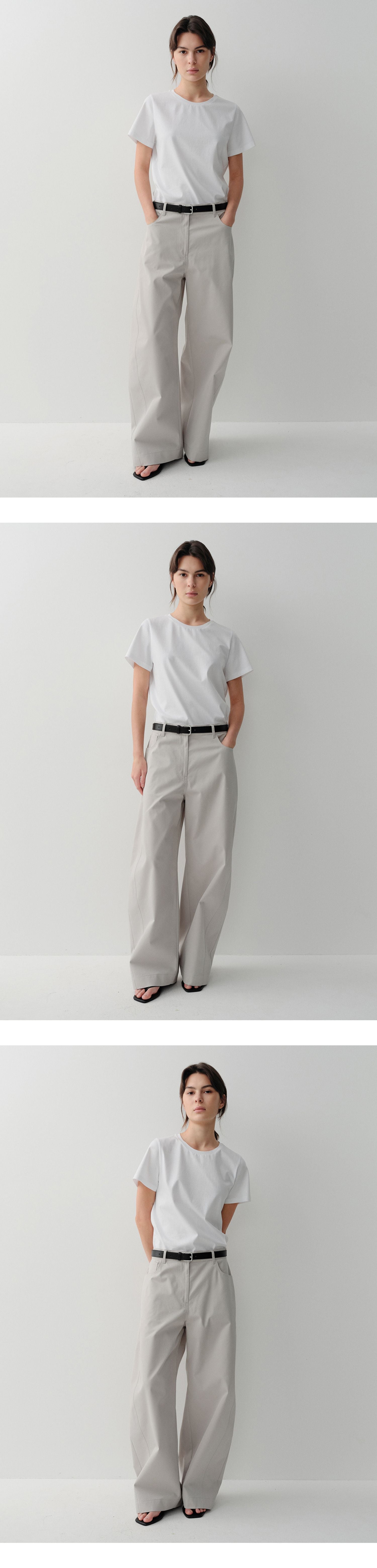 EAAH SILK LOGO T-SHIRT (WHITE)