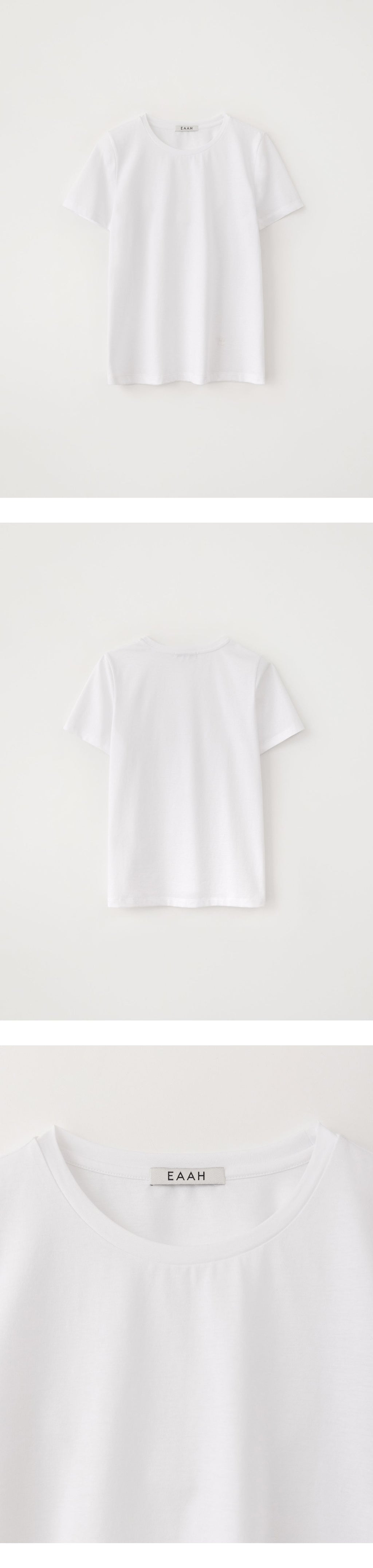 EAAH SILK LOGO T-SHIRT (WHITE)