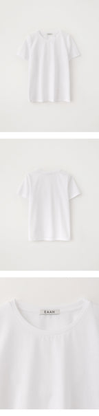 EAAH SILK LOGO T-SHIRT (WHITE)