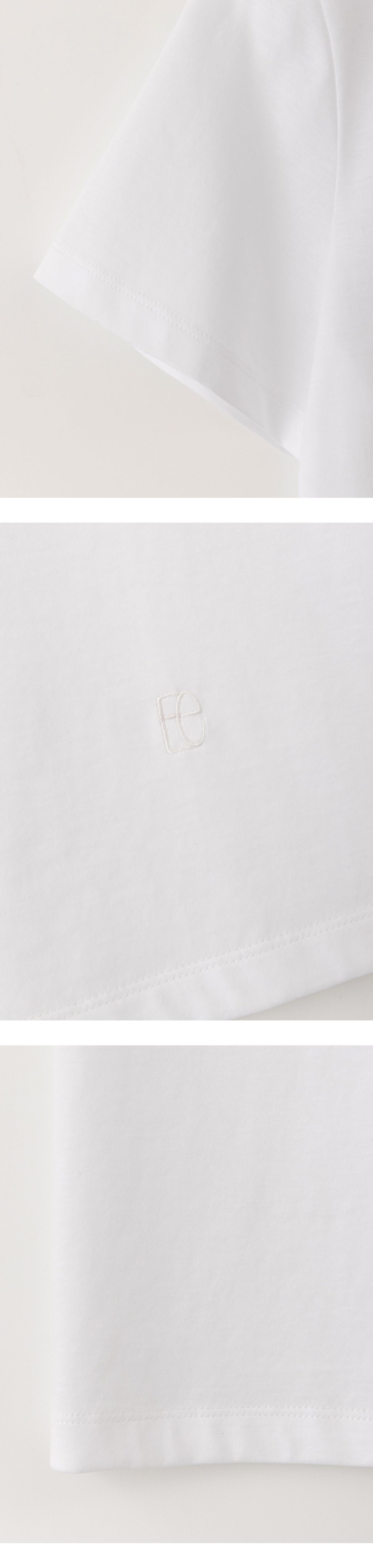 EAAH SILK LOGO T-SHIRT (WHITE)