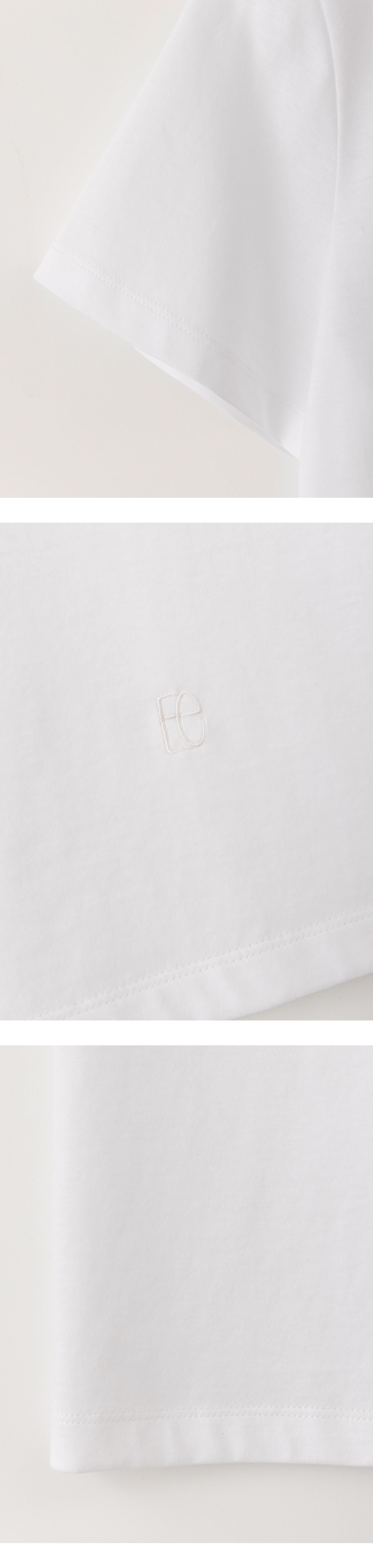 EAAH SILK LOGO T-SHIRT (WHITE)