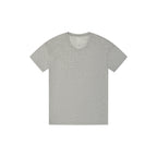 Siyazu [Sobin PICK] SITP5287 U-Neck Relaxed Short Sleeve T-Shirt_Melange gray