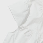 KIIMUIR (Women) Button cap sleeve short sleeve blouse_White