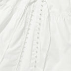 KIIMUIR (Women) Button cap sleeve short sleeve blouse_White