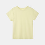 PoeteSeoul [3rd Restocks]basic round t-shirts_light yellow