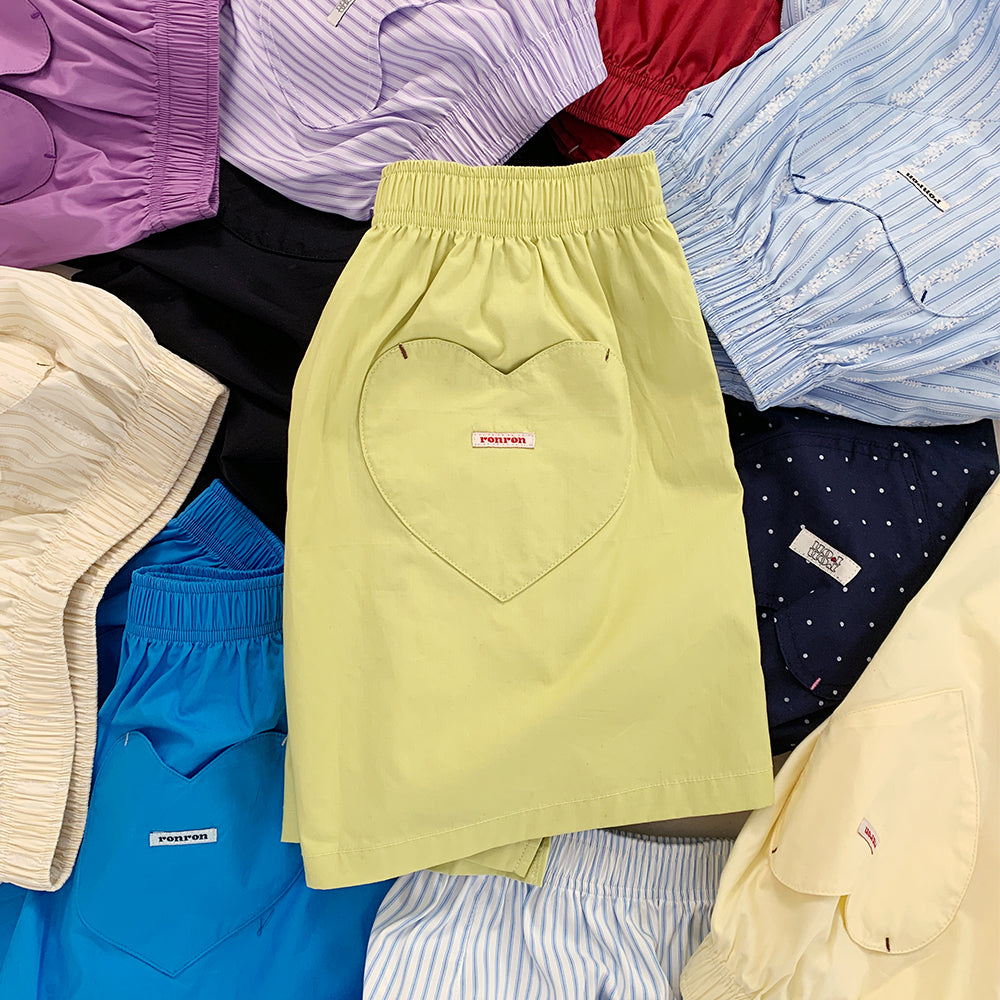 RONRON RONRON Heart Pocket Trunk Short Pants