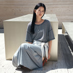 Siyazu SITP5302 U-Neck ST Short Sleeve T-Shirt_Black