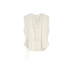 Siyazu SITP5280 Fluid Cowl Blouse_Cream