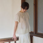 MUSED [1st Reorder] Mused Soft Sheer Blouse - Beige