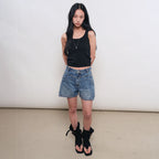 GENERAL IDEA [Yeoul PICK] WOMAN temperature cut U-neck knit sleeveless [BLACK] / GF2LKP537