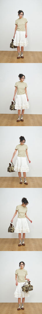 PLZPROJECT SHORT SLEEVE HOODED T-SHIRT, BUTTER