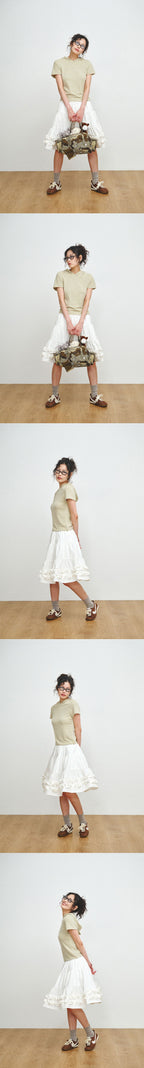 PLZPROJECT SHORT SLEEVE HOODED T-SHIRT, BUTTER