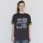 ENOR [CORE] SMUDGE GRAPHIC T-SHIRT - DARK GREY