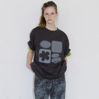 ENOR [CORE] SMUDGE GRAPHIC T-SHIRT - DARK GREY