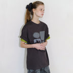 ENOR [CORE] SMUDGE GRAPHIC T-SHIRT - DARK GREY