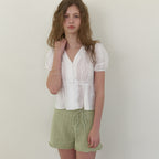 RE_L [2nd] Feria cotton v blouse (white)