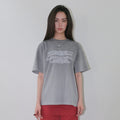 ORDINARY HOLIDAY SPRAY WASHED OVER FIT T-SHIRT [GRAY]