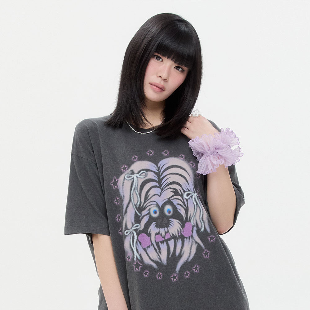 typeservice Furry Puppy Top [Charcoal]