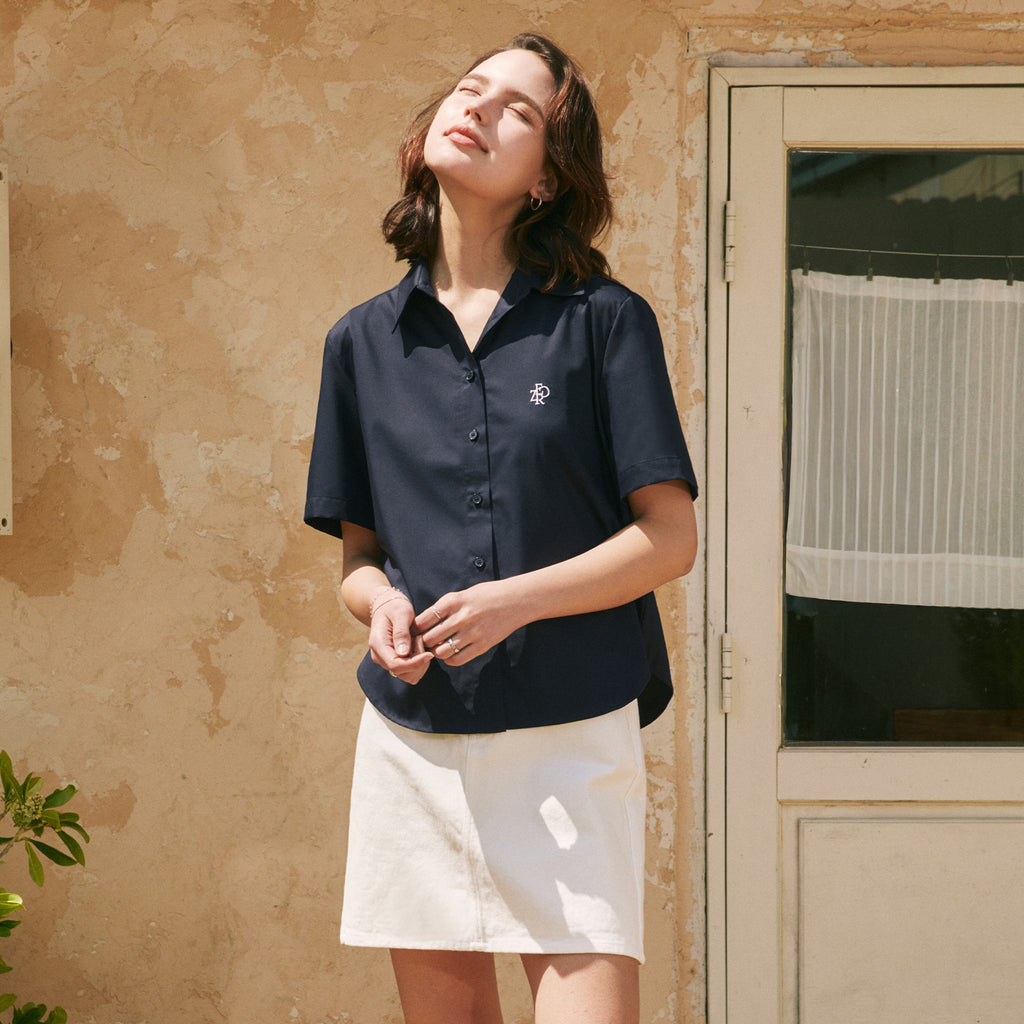 ZEROSTREET [4 colors] Short-sleeve wrinkle-free shirt