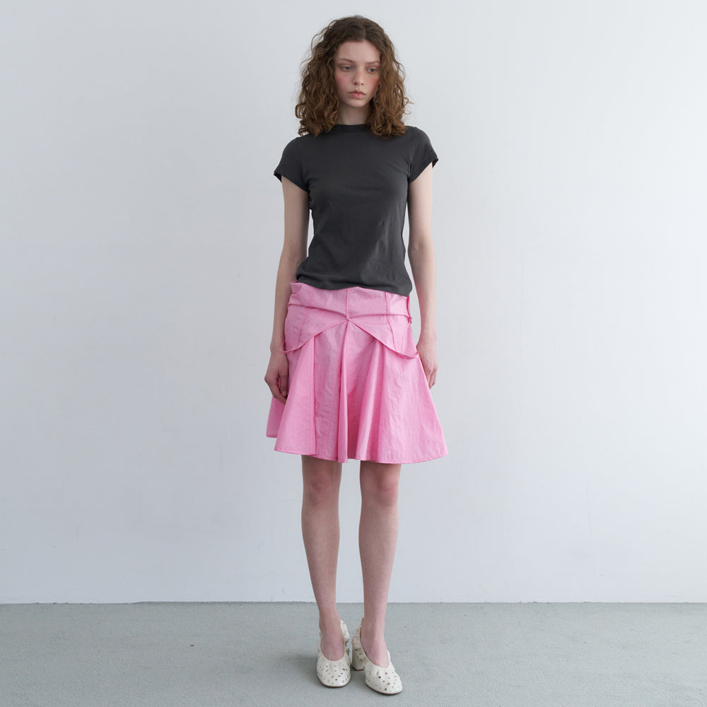 OVERDUE FLAIR OF NATURAL SLIM T-SHIRT_CHARCOAL