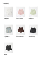 LEVAR LEVAR Classic Staple Denim Shorts - Stone Navy