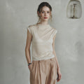 LENINA MARGARET half turtleneck T-shirt_BEIGE