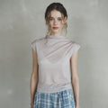 LENINA MARGARET half turtleneck T-shirt_PINK