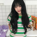 YOUHEE CANDY STRIPE T-SHIRTS_PINK