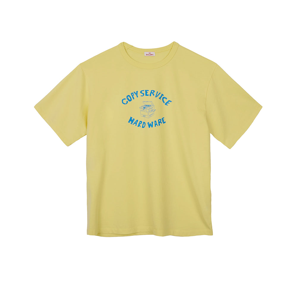 1011GALLERY Copy Service T-Shirts - Yellow (Restock)