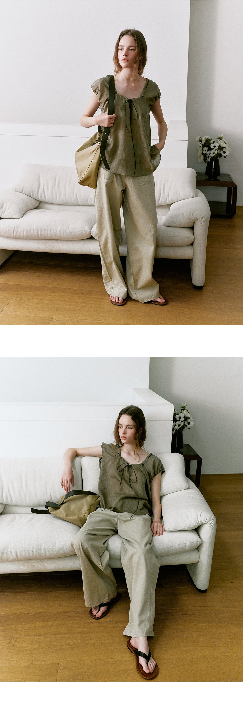 RE BOLD [5th ​​order] Suede Strap BL_(Khaki)