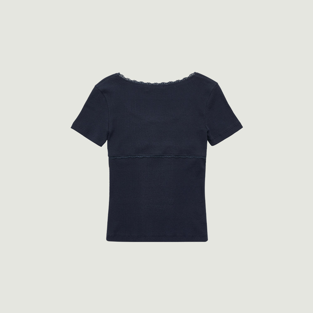 GROVE RINA H/S T-SHIRT (NAVY)