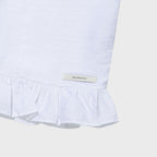 uglyshadow HIGH-NECK FRILL SLEEVELESS(IVORY)