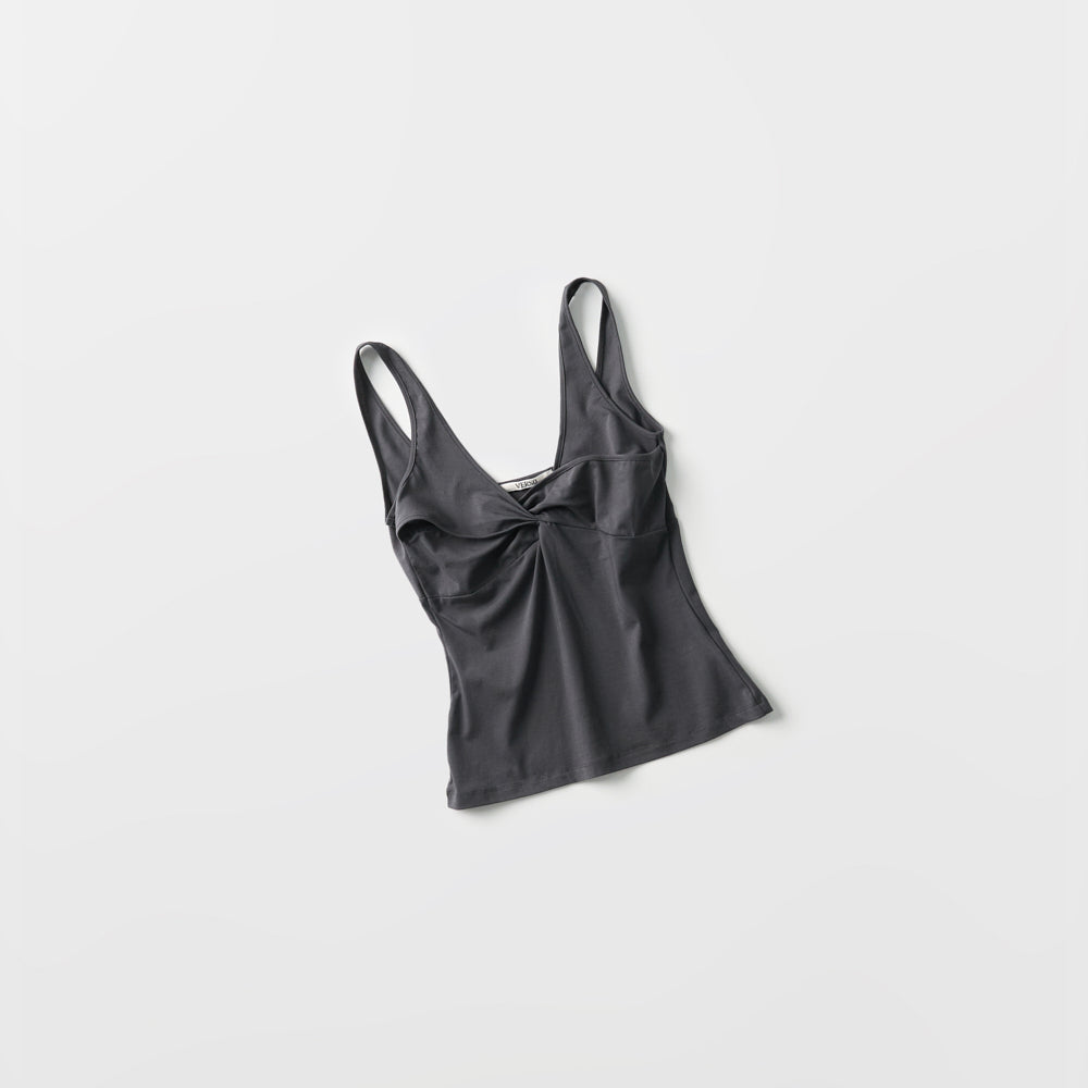 VERSO Twist Slit Sleeveless Top