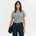 LOOKAST Mona Cotton Basic T-shirt / MONA COTTON BASIC T-SHIRT_5colors
